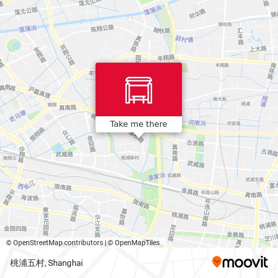 桃浦五村 map