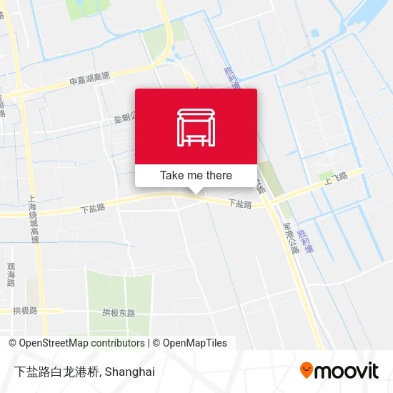 下盐路白龙港桥 map