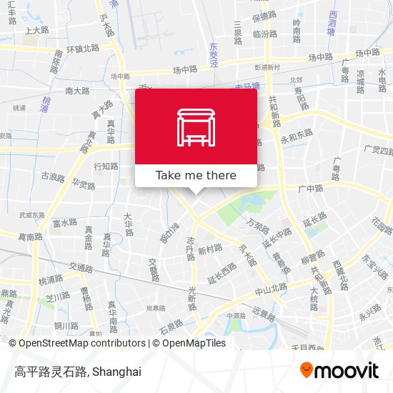 高平路灵石路 map