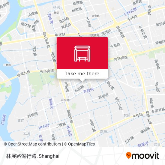 林展路懿行路 map