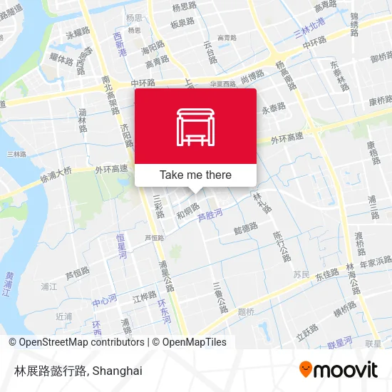 林展路懿行路 map
