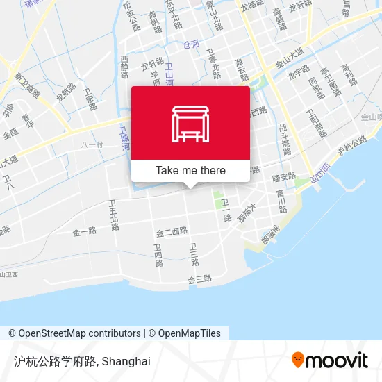 沪杭公路学府路 map