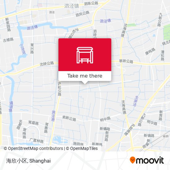 海欣小区 map