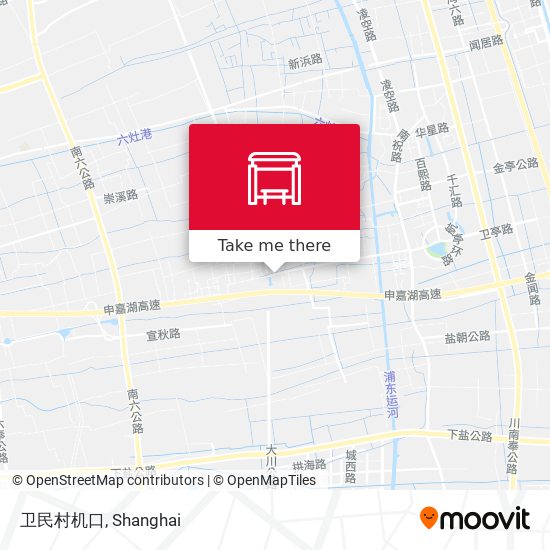 卫民村机口 map
