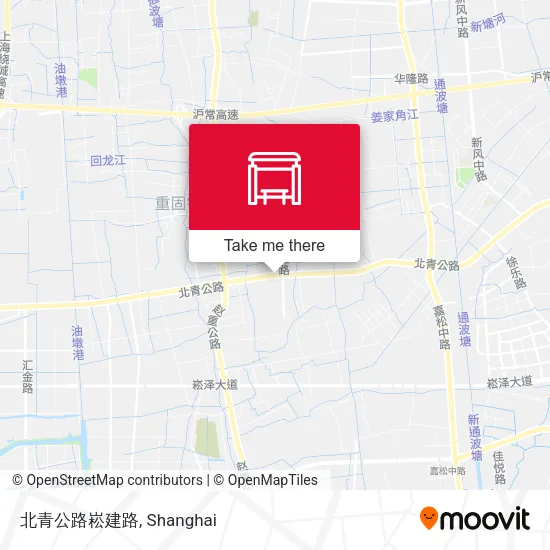 北青公路崧建路 map