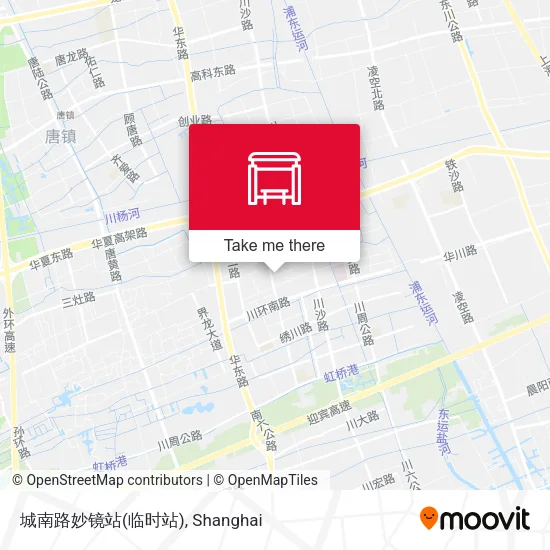 城南路妙镜站(临时站) map