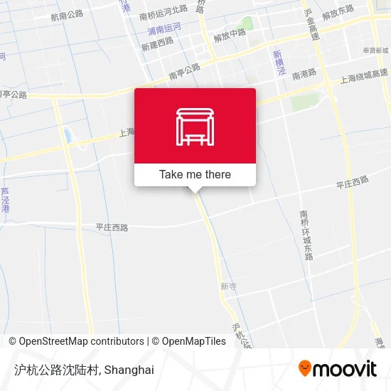 沪杭公路沈陆村 map