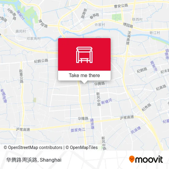 华腾路周浜路 map