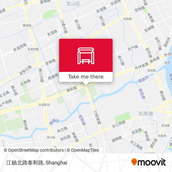 江杨北路泰和路 map