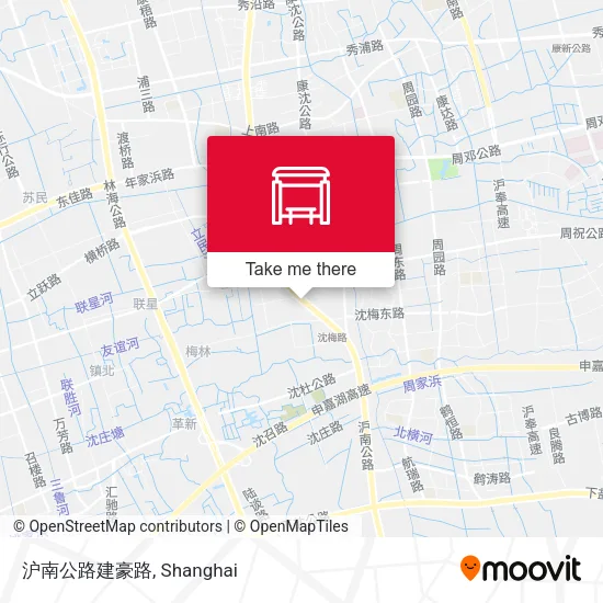 沪南公路建豪路 map