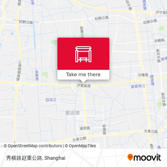 秀横路赵重公路 map