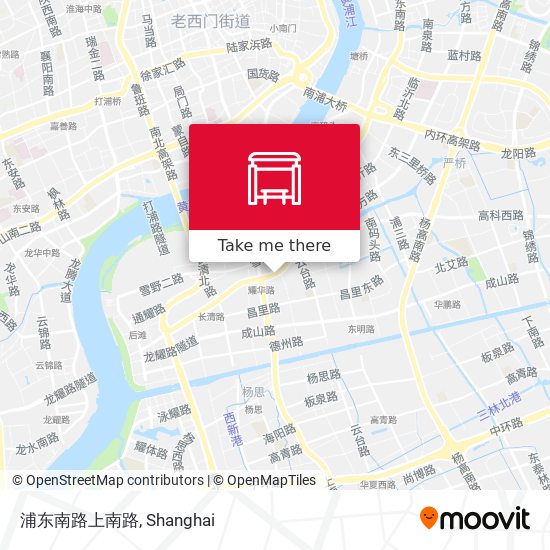 浦东南路上南路 map