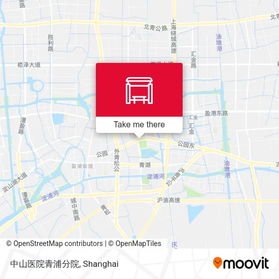 中山医院青浦分院 map