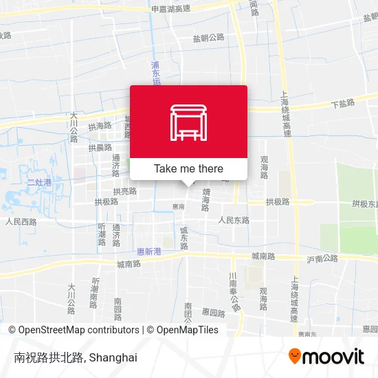 南祝路拱北路 map