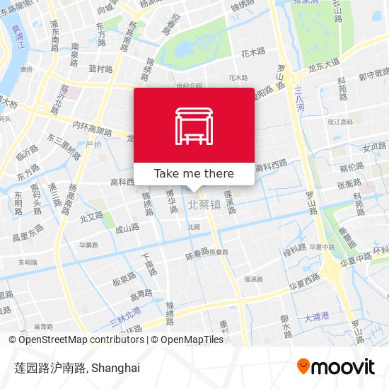 莲园路沪南路 map