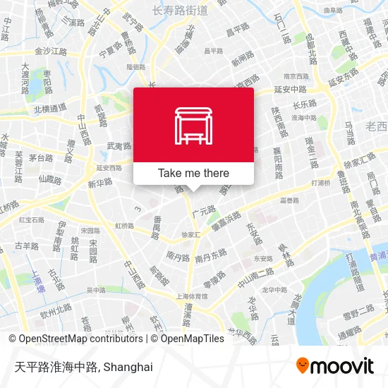 天平路淮海中路 map