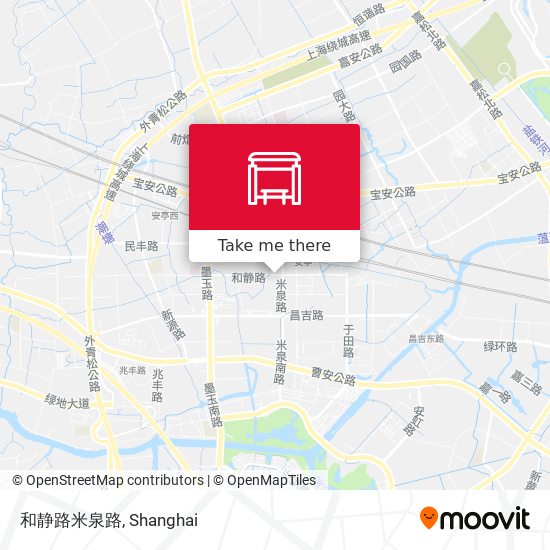 和静路米泉路 map