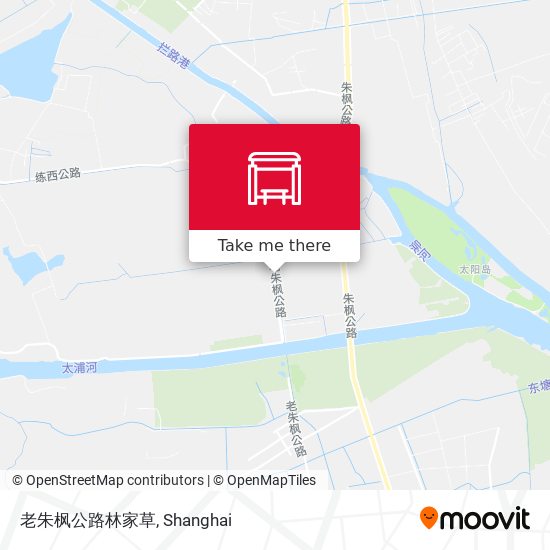 老朱枫公路林家草 map
