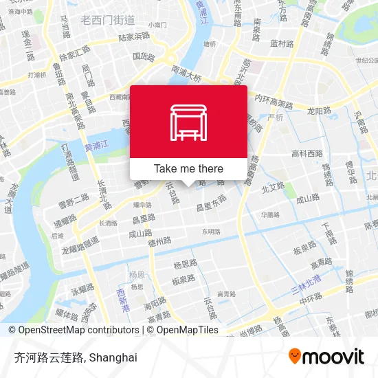 齐河路云莲路 map