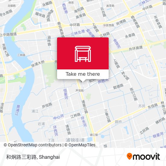 和炯路三彩路 map