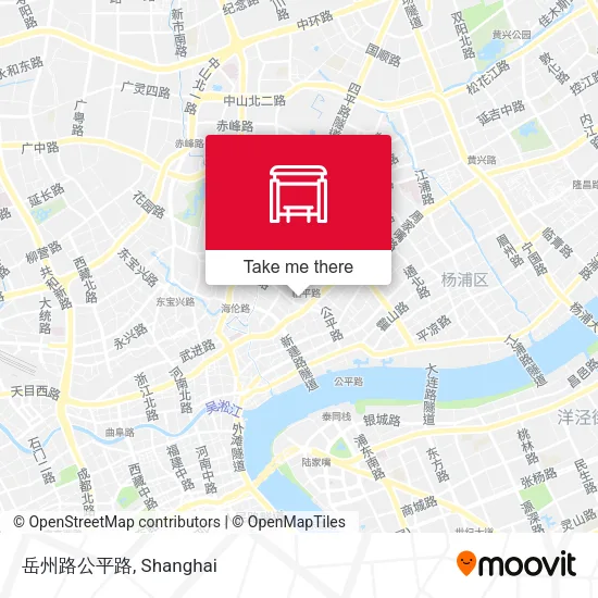岳州路公平路 map
