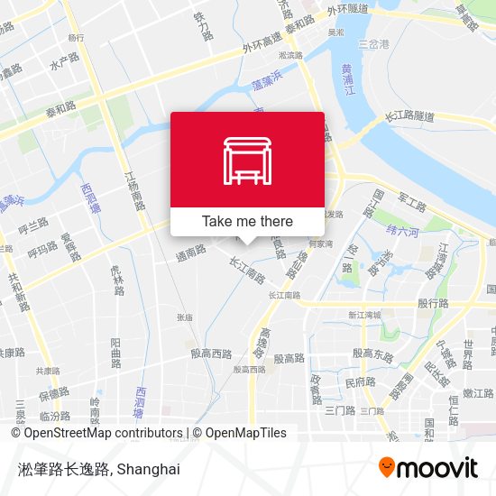 淞肇路长逸路 map