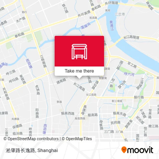 淞肇路长逸路 map