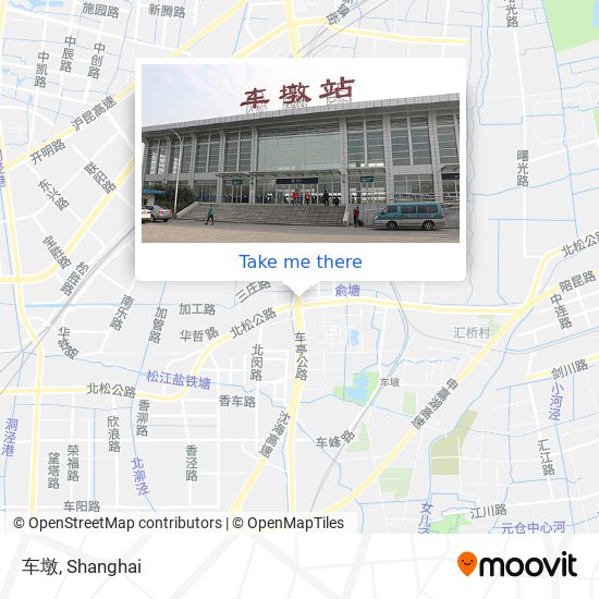 车墩 map