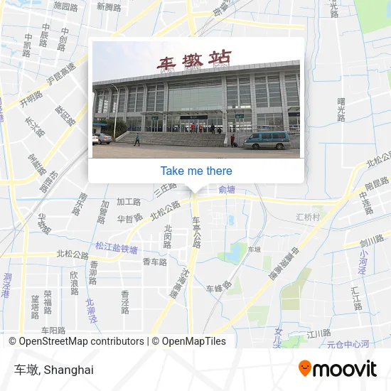 车墩 map