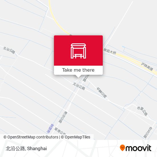北沿公路 map