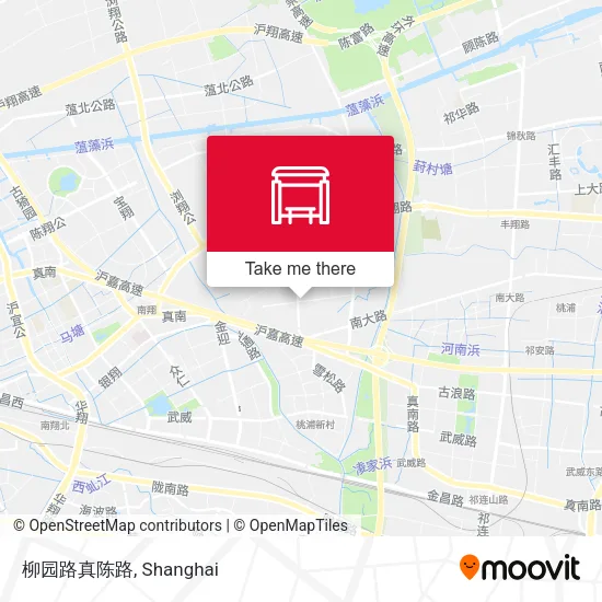 柳园路真陈路 map