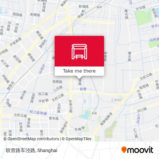 联营路车泾路 map