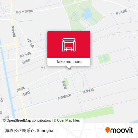 海农公路民乐路 map