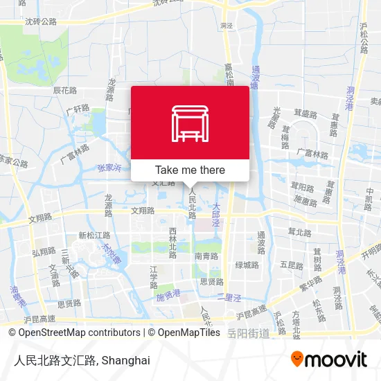 人民北路文汇路 map