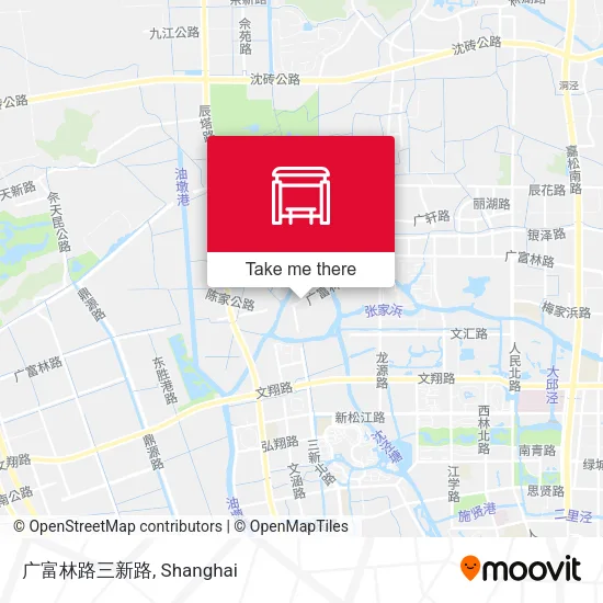 广富林路三新路 map