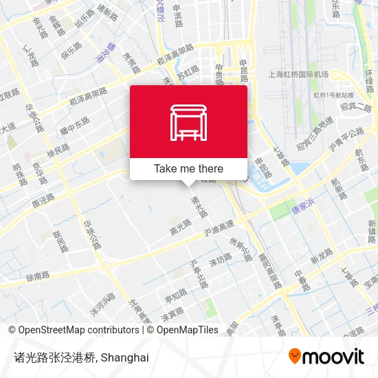 诸光路张泾港桥 map