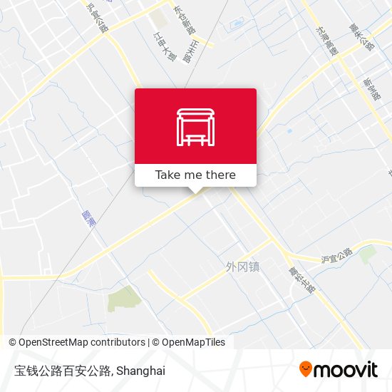 宝钱公路百安公路 map