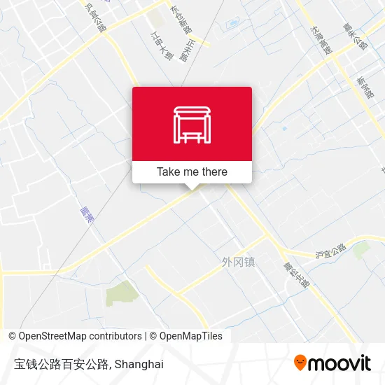 宝钱公路百安公路 map