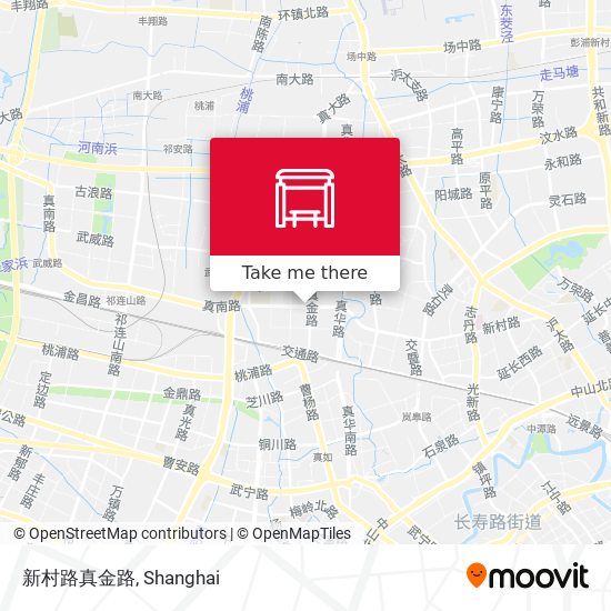 新村路真金路 map