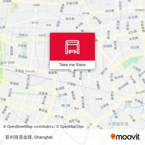 新村路真金路 map