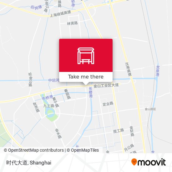 时代大道 map
