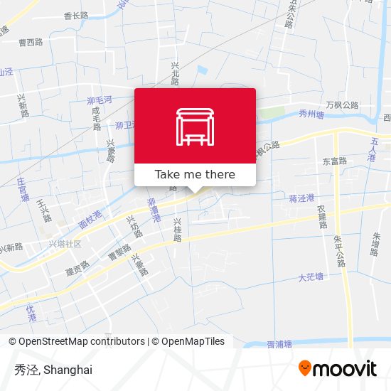 秀泾 map