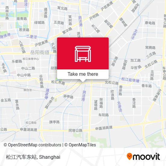 松江汽车东站 map