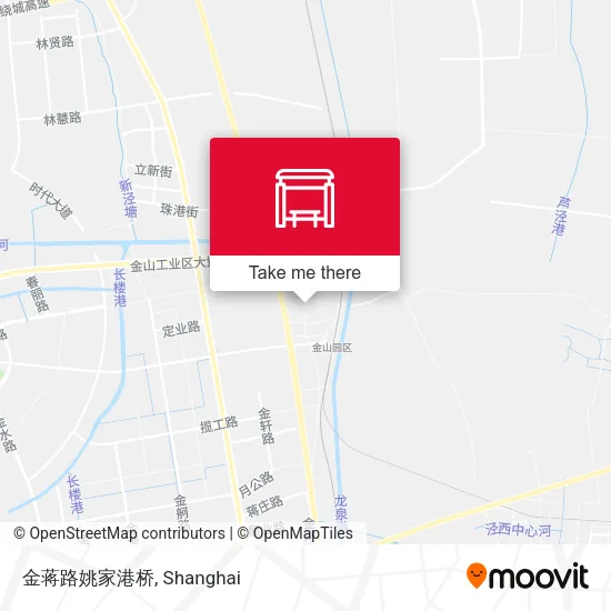 金蒋路姚家港桥 map