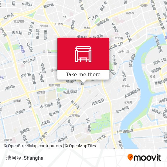漕河泾 map