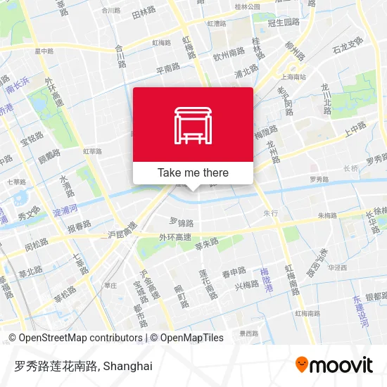 罗秀路莲花南路 map