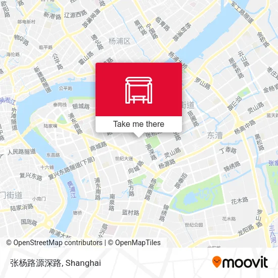 张杨路源深路 map