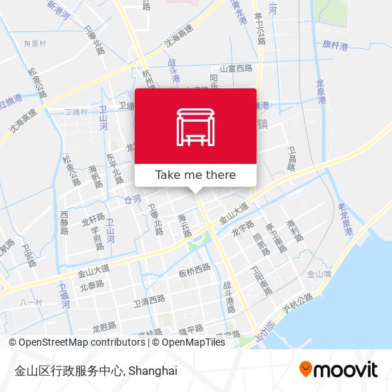 金山区行政服务中心 map