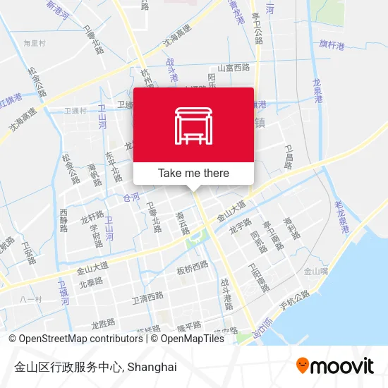 金山区行政服务中心 map