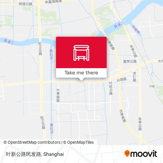 叶新公路民发路 map